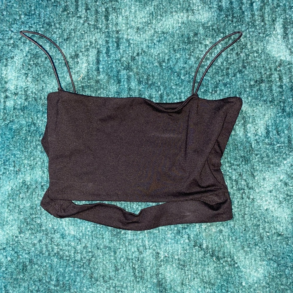 black tank top